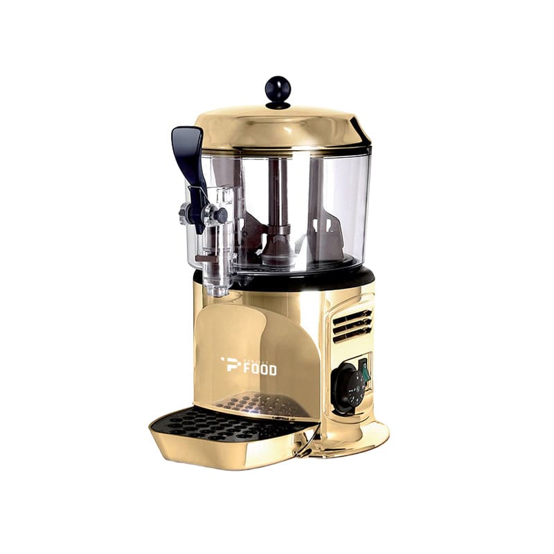 Cioccolatiera elettrica oro da 3 litri per creme e cioccolata