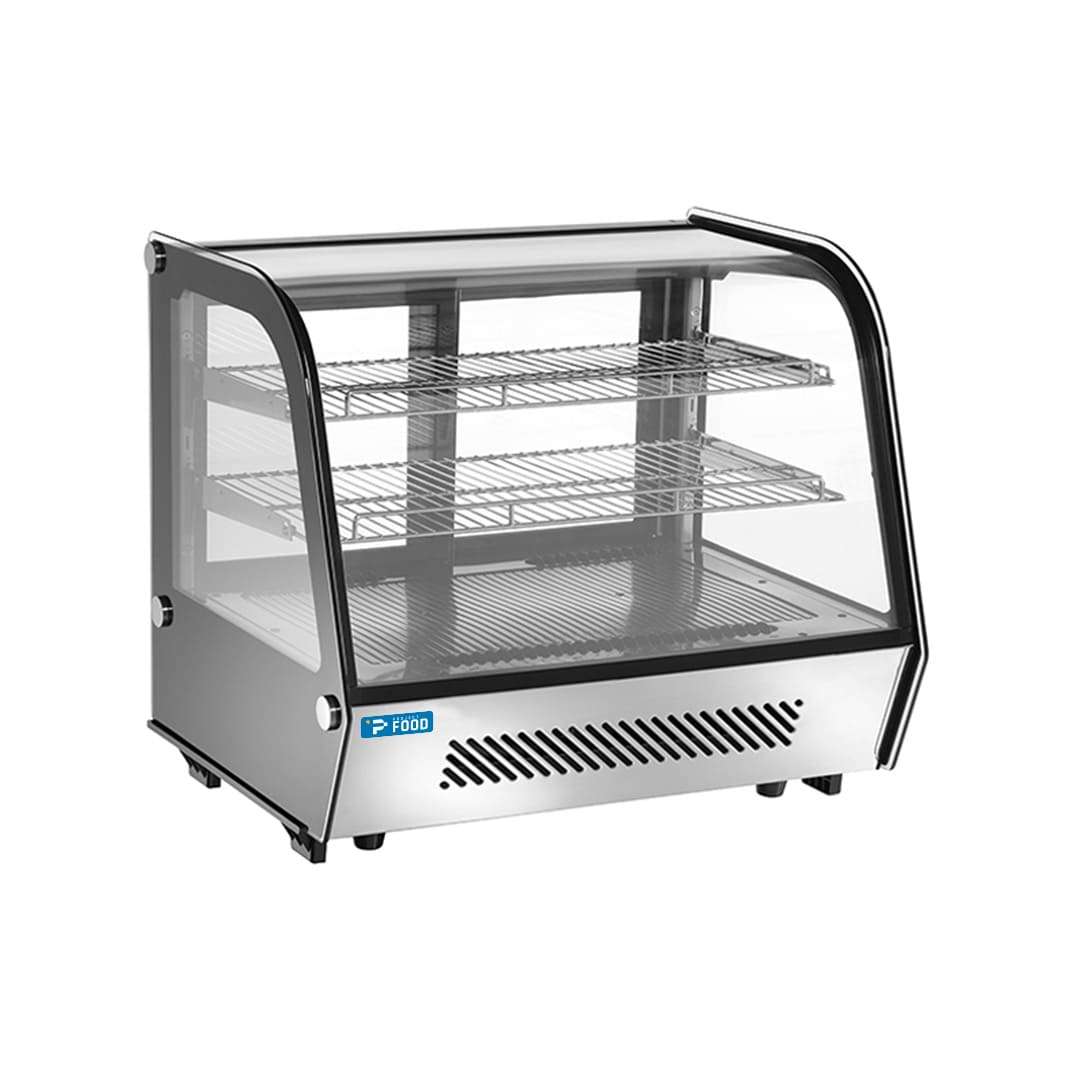 Vetrina frigo da banco con vetro curvo - Capacit&agrave; 160 lt
