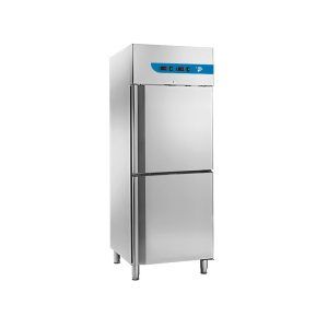 Armadio refrigerato ventilato doppia temperatura da -2°C a +8°C | da -18°C a -22°C - capacità 237 lt + 237 lt