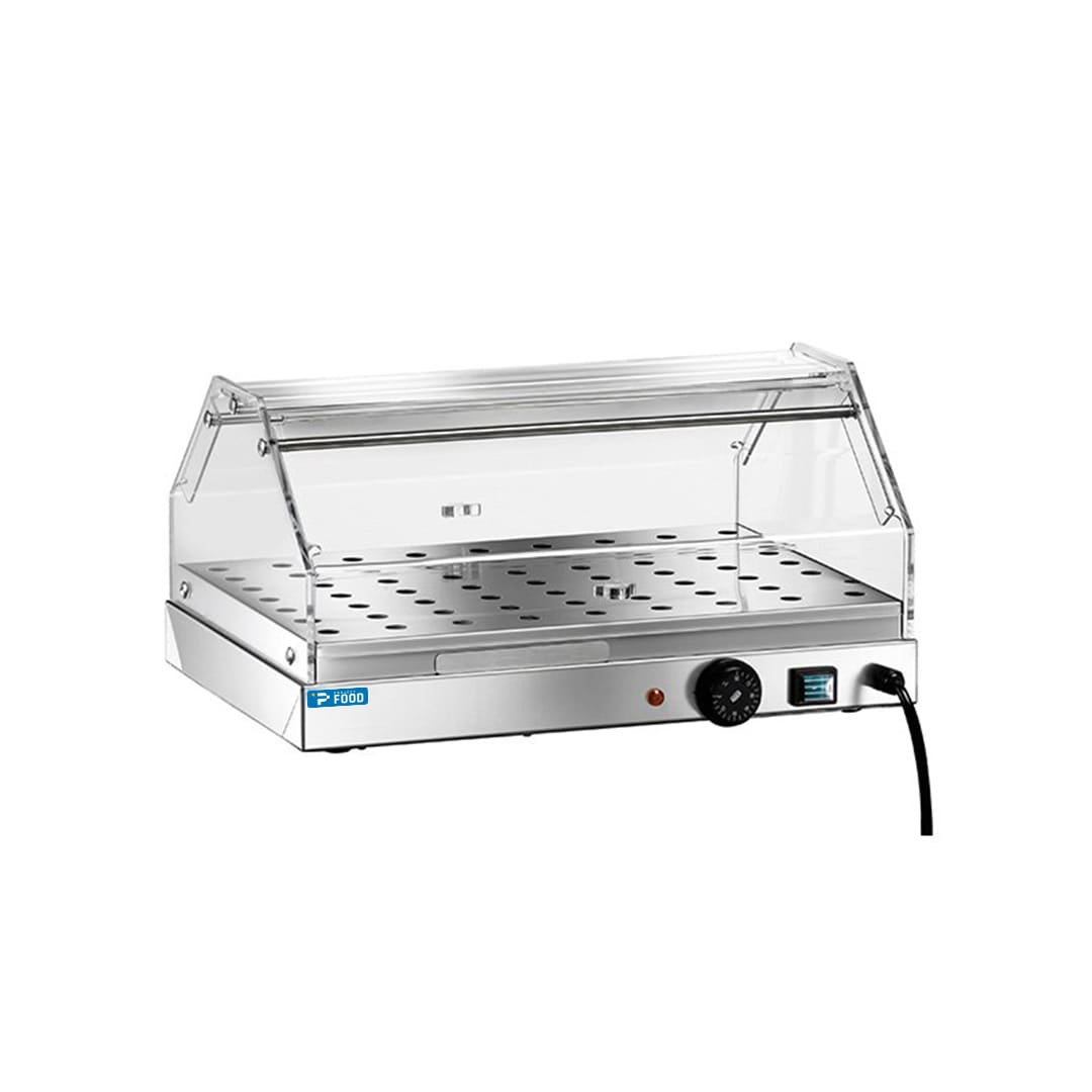 Vetrina riscaldata da banco con 1 ripiano - Lunghezza 50 cm