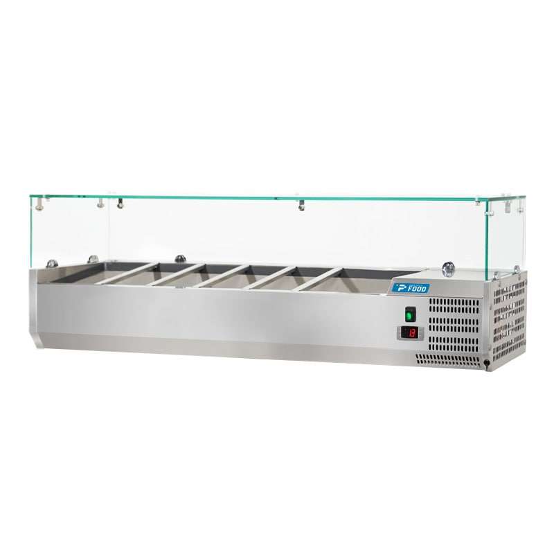 Vetrinetta refrigerata per ingredienti