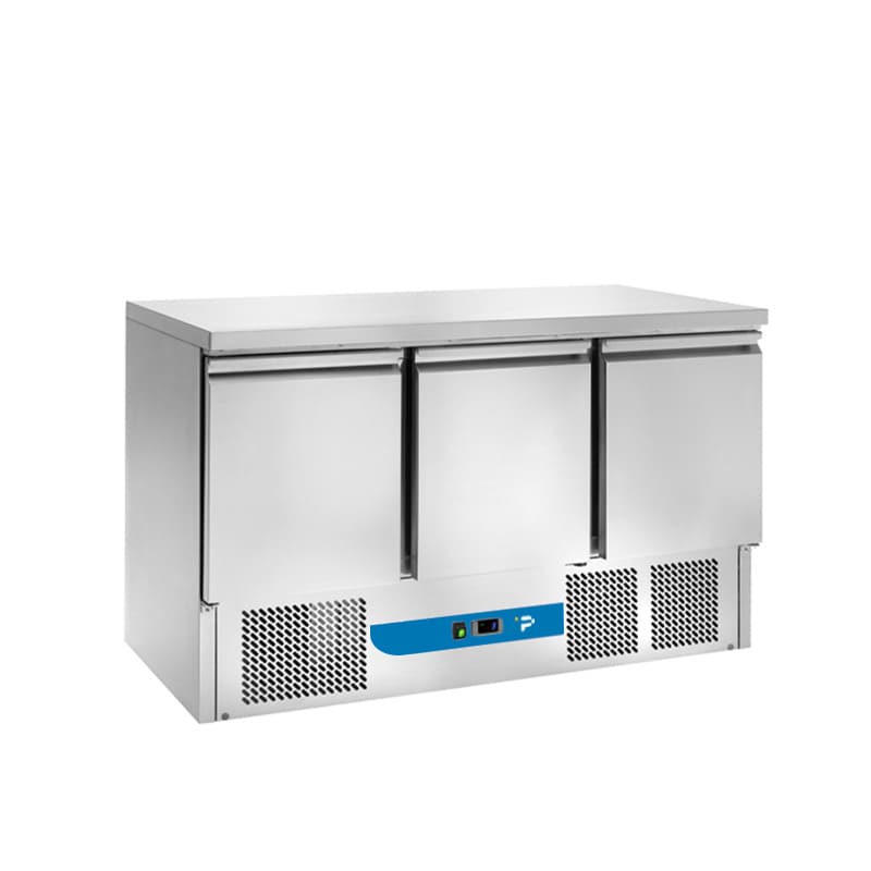 Saladette a refrigerazione statica con n&deg; 3 porte