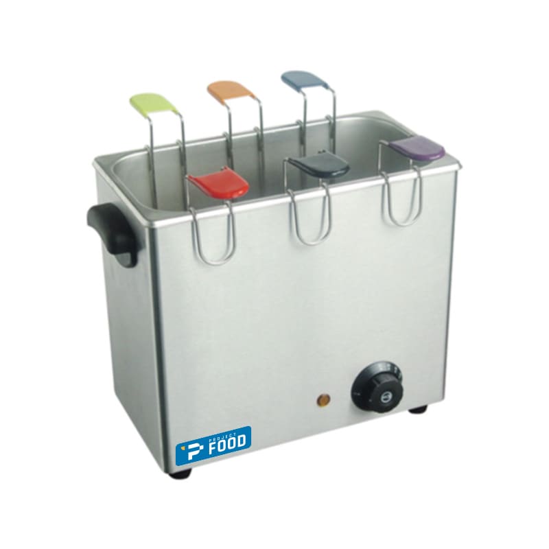 Cuociuova professionale elettrico da banco con n&deg; 6 cestelli - 2600 watt