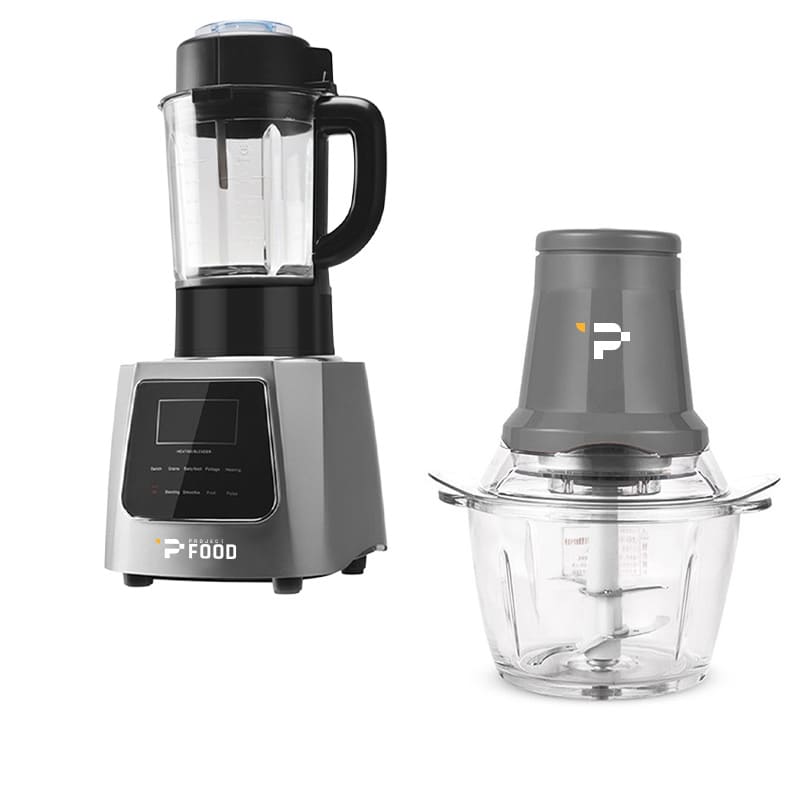 Frullatore con funzione cottura - Display Touch e bicchiere in vetro da 1,75 Lt - 1000 Watt - cutter manuale compreso