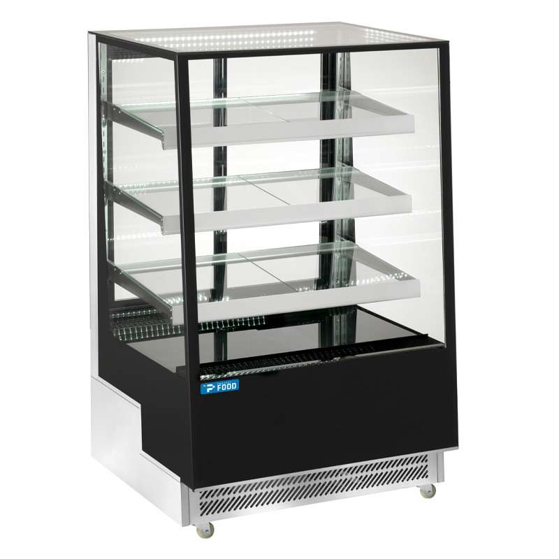 Vetrina espositiva orizzontale ventilata temp +2&deg;C a +8&deg;C L900xP805xH1445 mm - linea ZETA