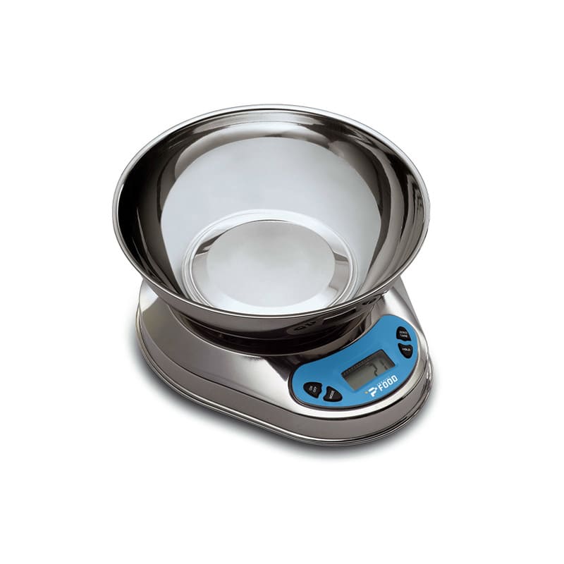 Bilancia elettronica professionale con portata 5 kg e precisione 1 g con piatto a ciotola