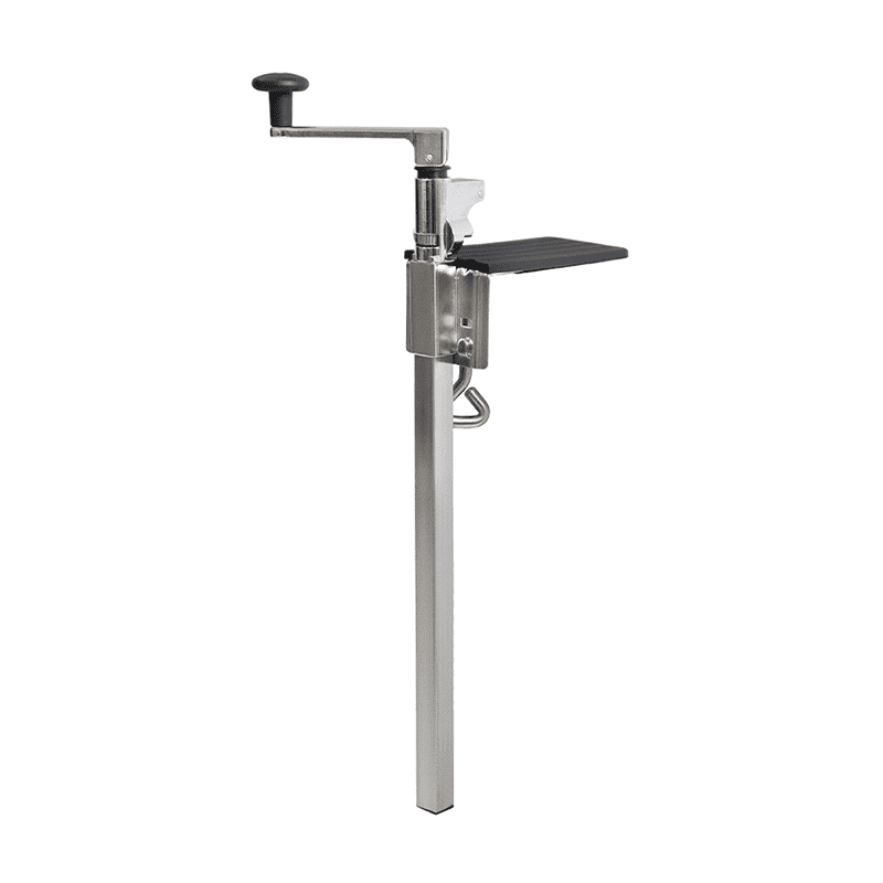 Apriscatole professionale da banco con altezza massima barattolo 20 cm