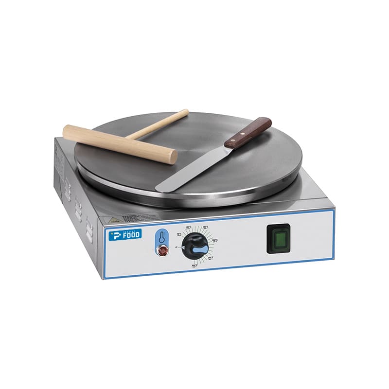 Crepiera elettrica da banco singola con piano cottura &Oslash; 35 cm - potenza 2000 watt