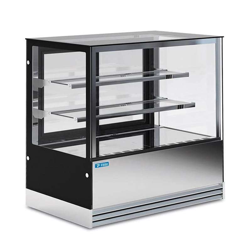 Vetrina espositiva orizzontale ventilata temp +2&deg;C a +10&deg;C L1200xP740xH1200 mm - linea OMEGA