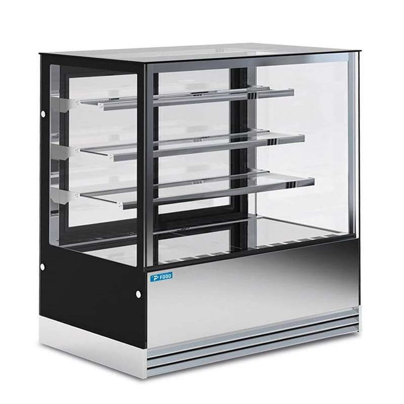 Vetrina espositiva orizzontale ventilata temp +2&deg;C a +10&deg;C L1200xP740xH1300 mm - linea OMEGA