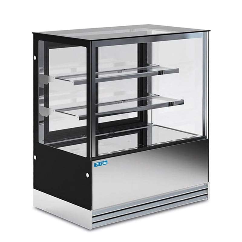 Vetrina espositiva orizzontale ventilata temp +2&deg;C a +10&deg;C L900xP740xH1200 mm - linea OMEGA