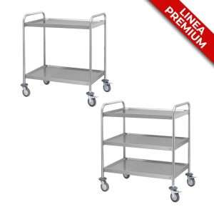 CARRELLO IN ACCIAIO INOX