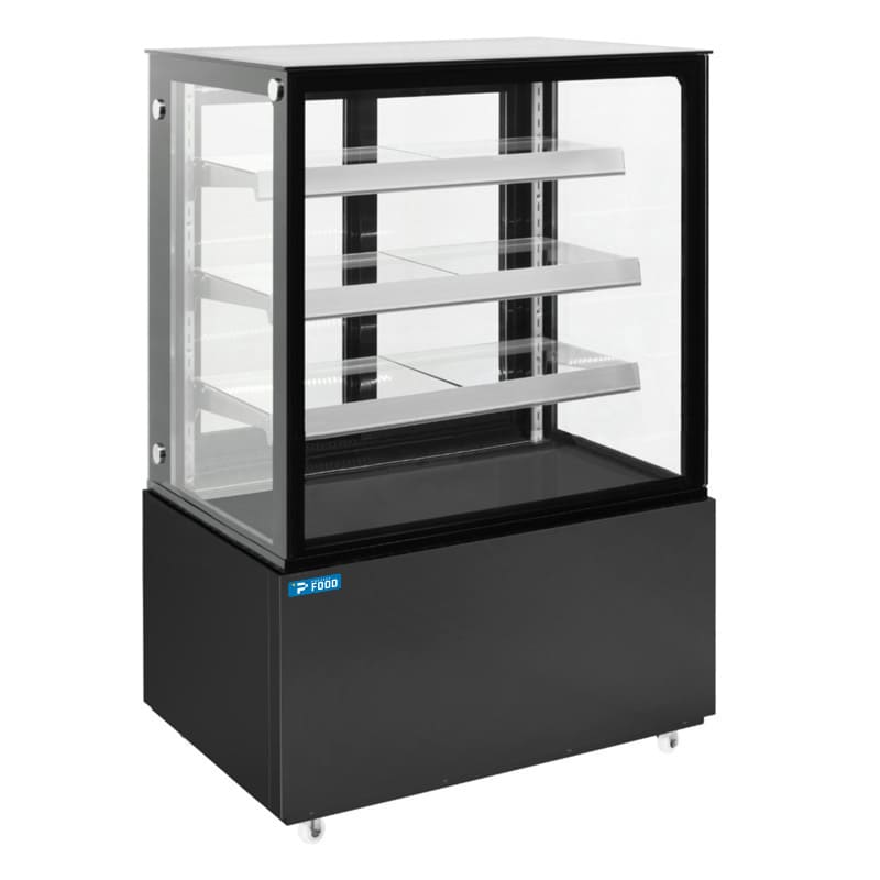 Vetrina espositiva orizzontale ventilata temp +2&deg;C a +8&deg;C L940xP688xH1410 mm - linea BETA