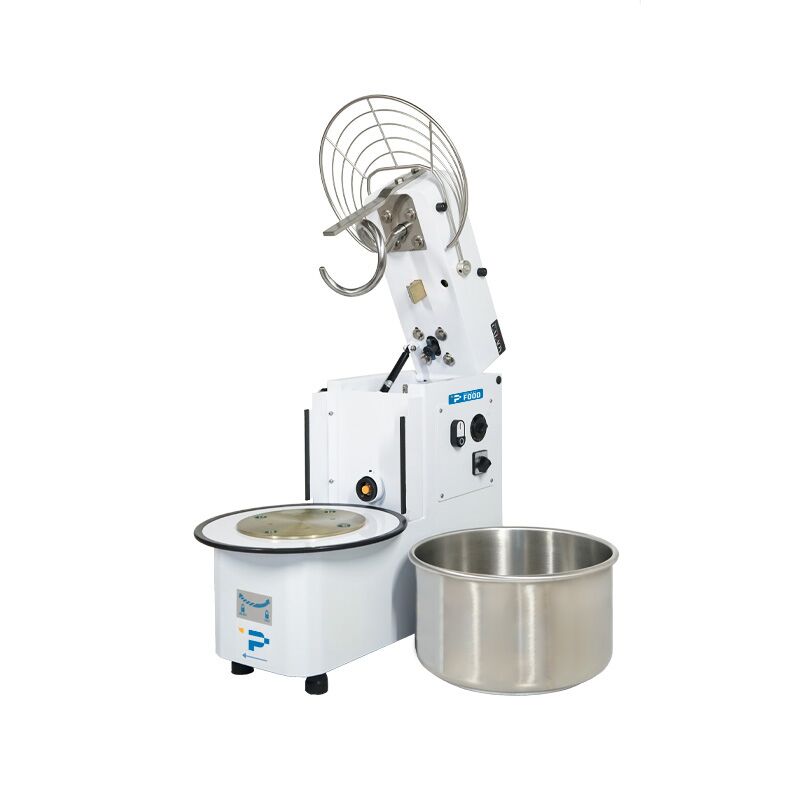 Impastatrice a spirale a 2 velocit&agrave; con testa sollevabile / vasca estraibile e motore trifase - capacit&agrave; 22 lt