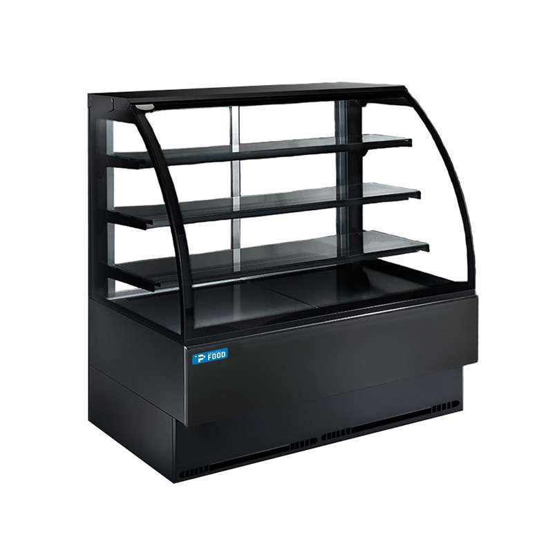 Vetrina espositiva orizzontale ventilata temp +2&deg;C a +4&deg;C L2404xP770xH1395 mm - linea ALPHA