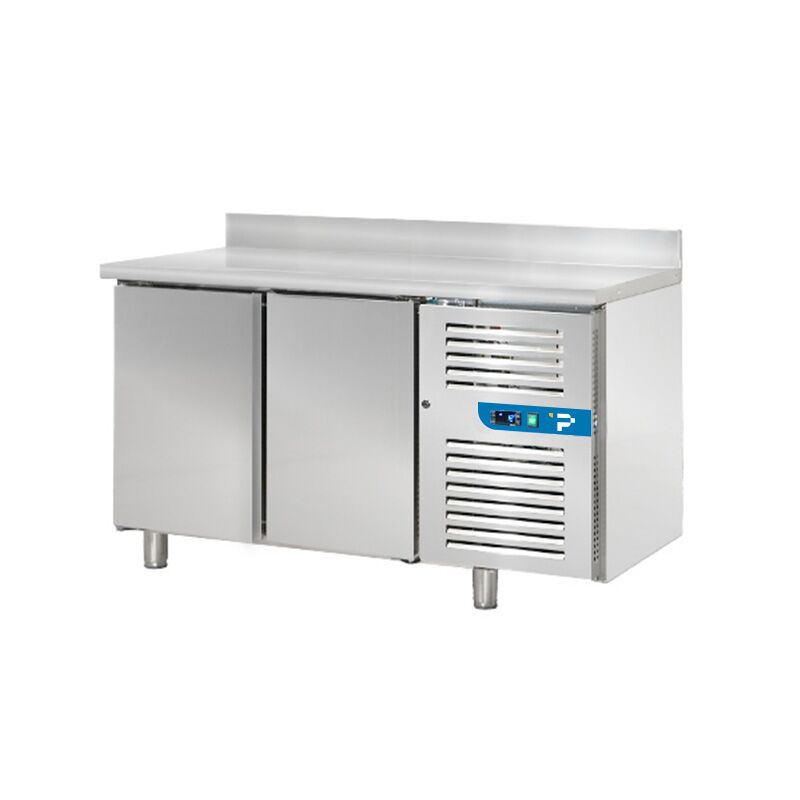 Tavolo refrigerato premium con n&deg; 2 porte GN 1/1 con alzatina