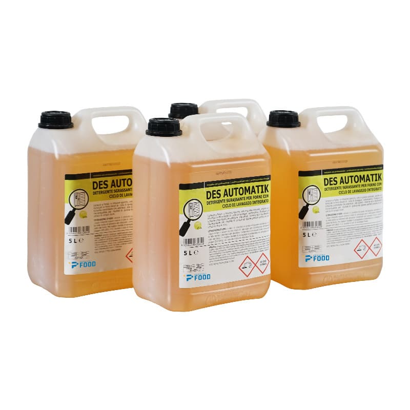 Kit da 4 taniche da 5 lt di detergente per forni