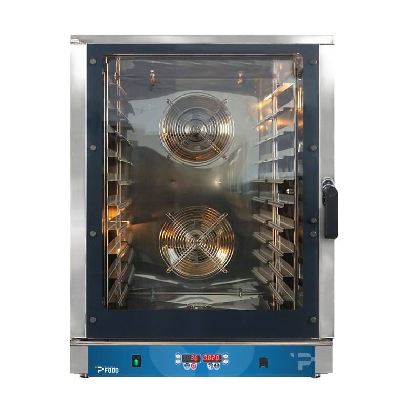Forno professionale elettrico combinato convezione vapore per 10 teglie GN 1/1 / EN 60x40 - comandi digitali