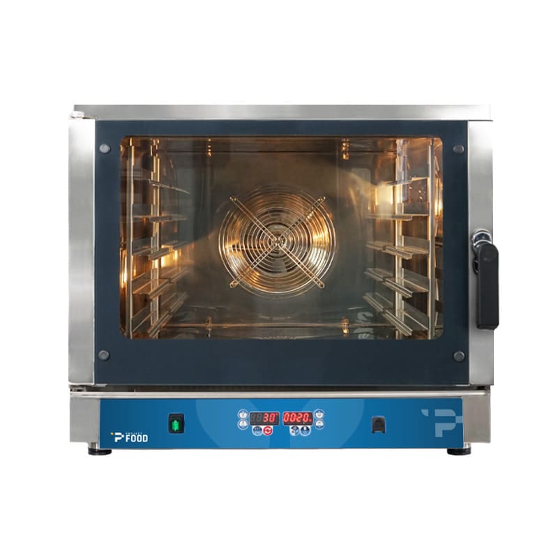 Forno professionale elettrico combinato convezione vapore per 5 teglie GN 1/1 / EN 60x40 - comandi digitali