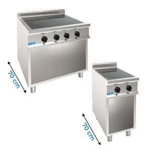 CUCINA A INDUZIONE SU MOBILE PROFONDIT&Agrave; 70 cm