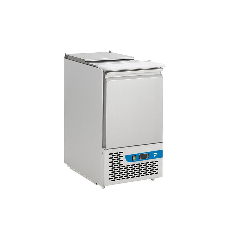 Saladette a refrigerazione statica con n&deg; 1 porta e coperchio - temp da +2&deg;C a +8&deg;C