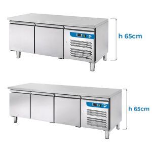 TAVOLI REFRIGERATI ALTEZZA 65 cm