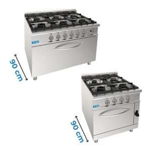 FUOCHI SU FORNO PROFONDIT&Agrave; 90 cm