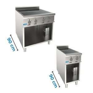 CUCINA A INDUZIONE SU MOBILE PROFONDIT&Agrave; 90 cm