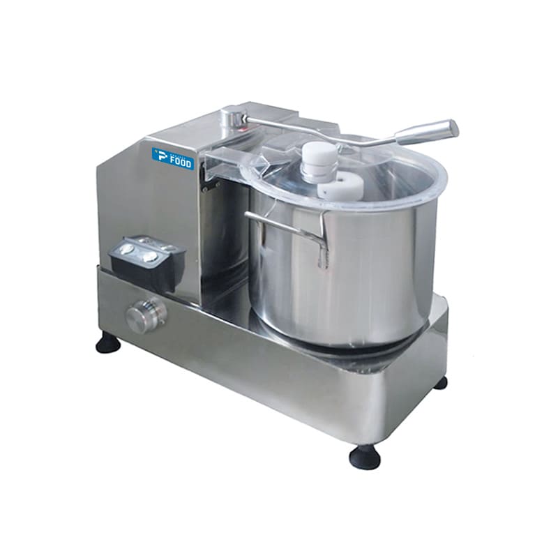 Cutter con variatore di velocit&agrave; monofase con vasca