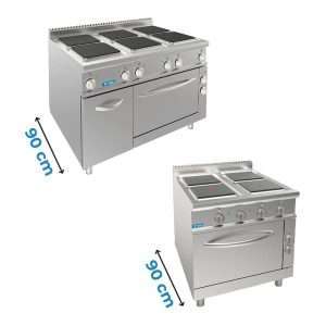 PIASTRE ELETTRICHE SU FORNO PROFONDIT&Agrave; 90 cm