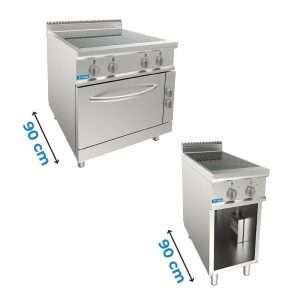 CUCINA VETROCERAMICA SU MOBILE PROFONDIT&Agrave; 90 cm