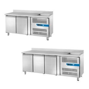 TAVOLI REFRIGERATI CON LAVELLO