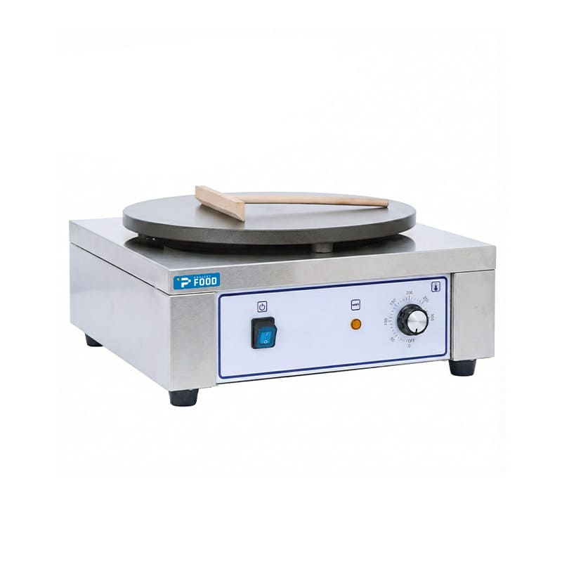 Crepiera elettrica da banco singola con piano cottura &Oslash; 40 cm - potenza 3000 watt