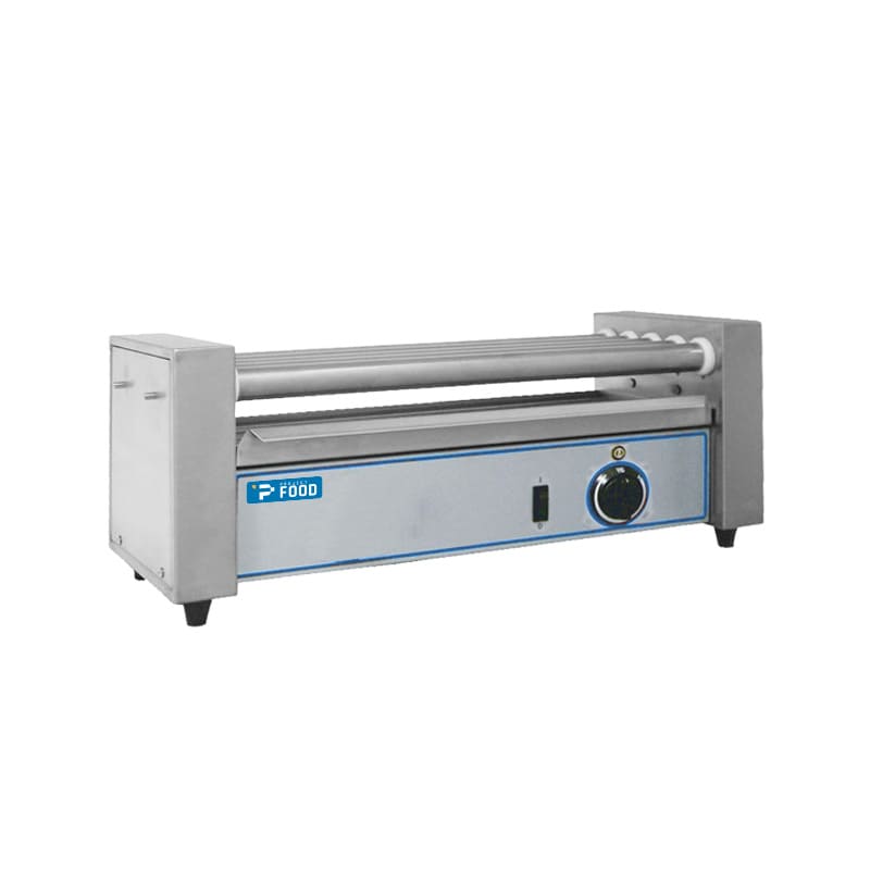 Macchina cuoci e scalda w&uuml;rstel da banco con n&deg; 5 rulli con resistenze all'interno - potenza 430 watt