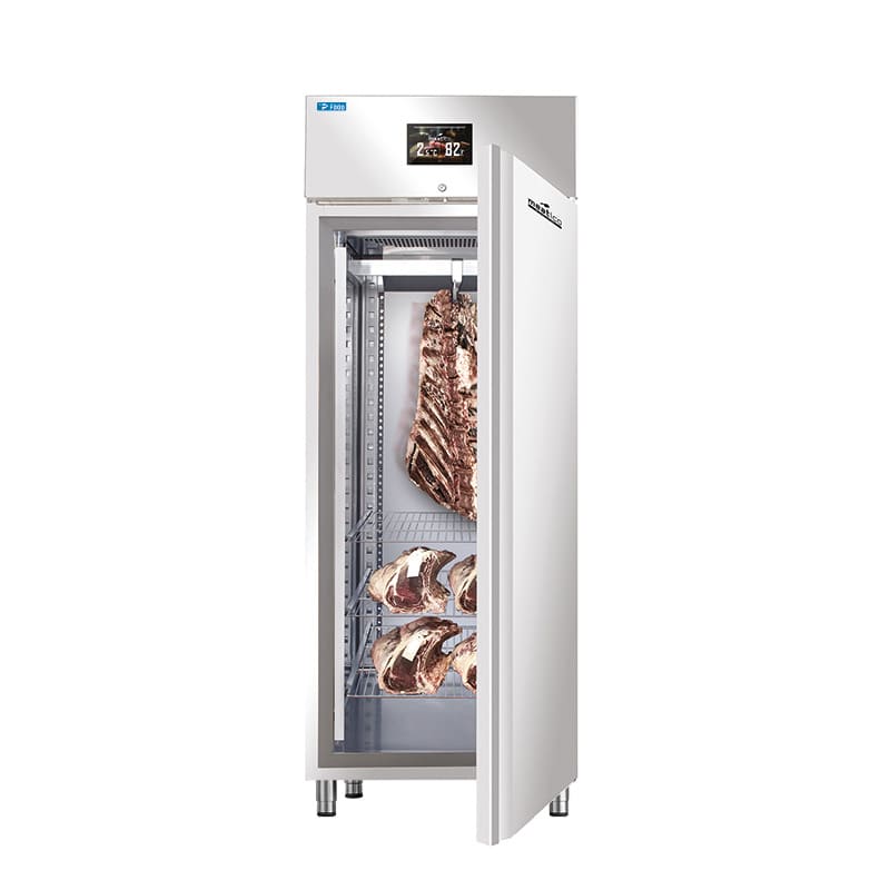 Armadio per frollatura carne 625 lt con porta inox AISI 304 finitura S.Brite