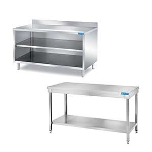 Tavoli e banchi inox da cucina