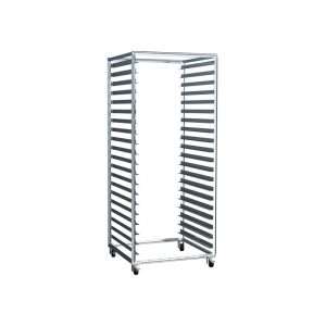 Carrello in acciaio inox per cella – capacità n°38 teglie EN 60x40 cm o n°19 teglie EN 60x80 cm