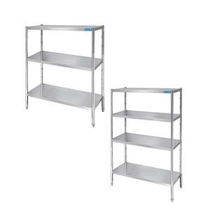 Scaffali in acciaio per cucine